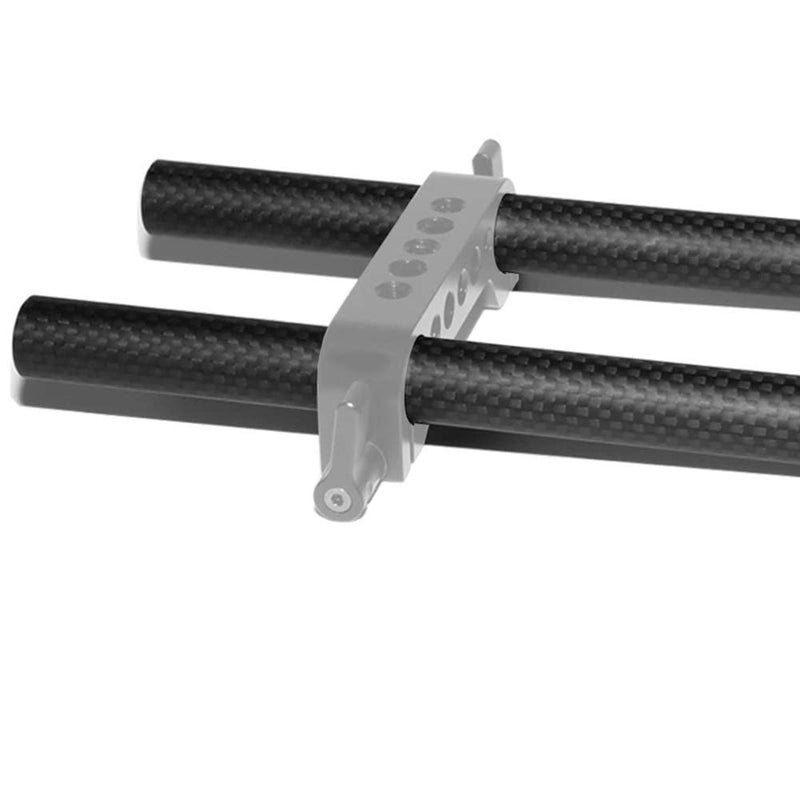 NICEYRIG 15mm Carbon Fiber Rod 8 Inch Applicable for Follow Focus, Shoulder Rig, Matte Box, Lens Support, Pack of 2-065 - Image 5